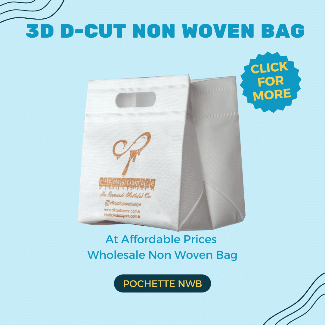 3D D Cut Non Woven Bag